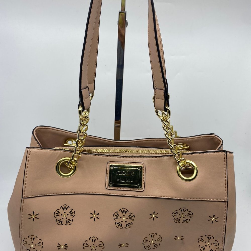 Nicole Tan Leather Shoulder Bag - Picture 2 of 8